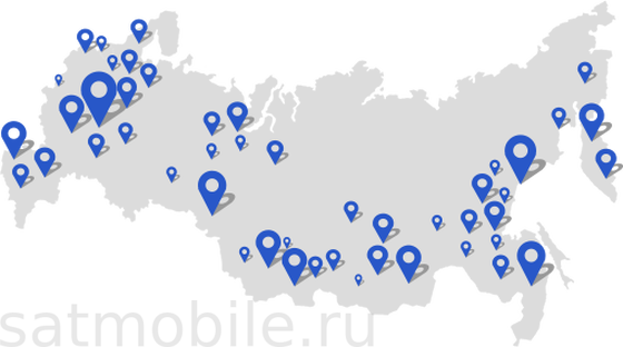 Карта доставка по россии